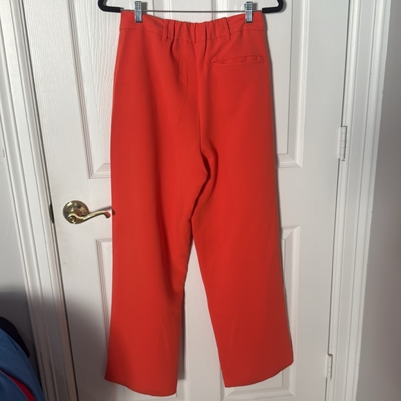 Old Navy Bright Orange Wide-Leg Trousers size medium - Picture 3 of 3